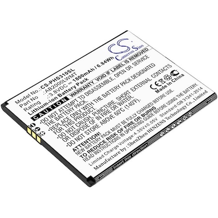 Bsc Preferred Philips Xenium CTS310X Xenium S310X Mobile Phone Replacement Battery CS-PHS310SL